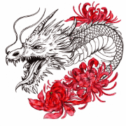 Black Dragon Barbershop Logo